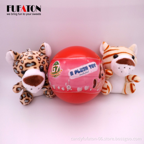 Play and eat egg plastic surprise with jelly bean